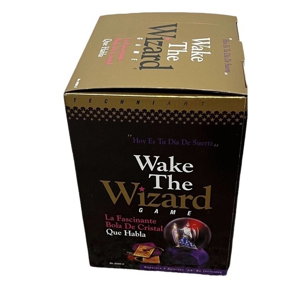 Wake The Wizard The Enchanted Talking Crystal Ball Game - New in Box - Spanish - Picture 9 of 11